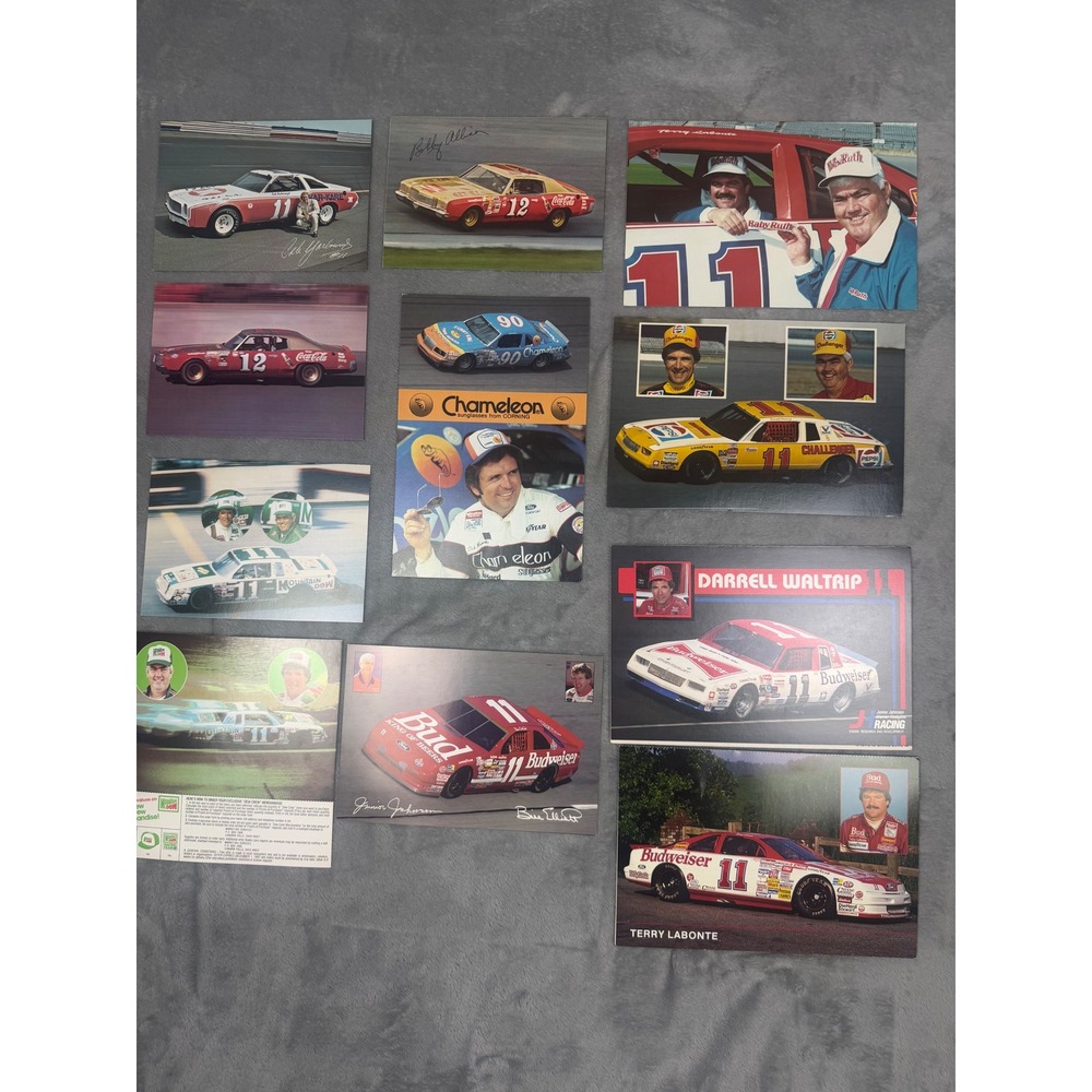 Vintage NASCAR Hero Cards Lot Mens OS Multi Color Budweiser Waltrip Labonte